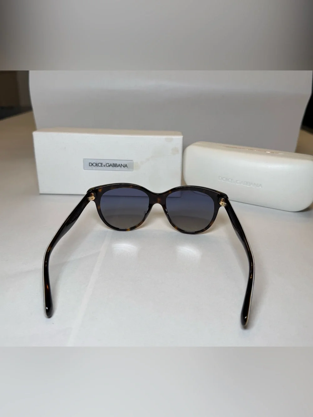 Dolce & Gabbana Multicolor Geometric Cat-Eye Sunglasses - Black Lenses